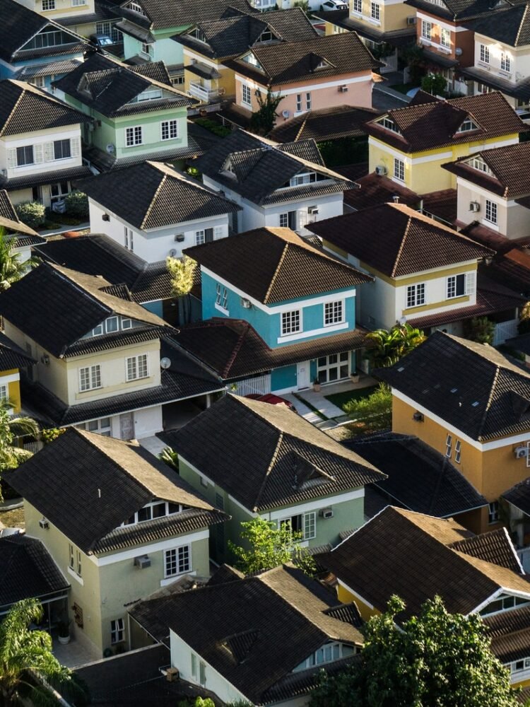 aerial photography of rural
